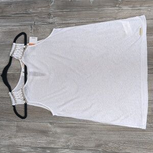 NWT Michael Kors White Top S